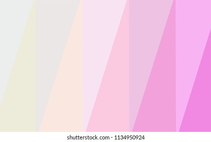 Light Pink, Yellow vector abstract polygonal pattern. Shining colored illustration in a new style. Triangular pattern for your business design.