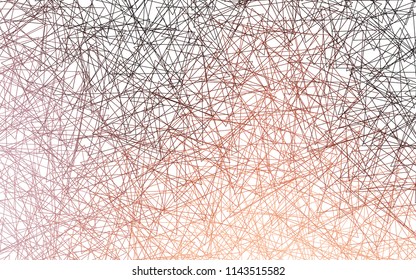 Light Pink, Yellow vector abstract colorful background, which consist of triangles. Pattern with colored triangles on white background.
