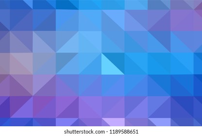 Light Pink, Yellow vector abstract polygonal background. A sample with polygonal shapes. Completely new template for your banner.