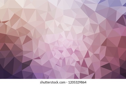 Light Pink, Yellow vector abstract polygonal pattern. Colorful illustration in polygonal style with gradient. A new texture for your web site.