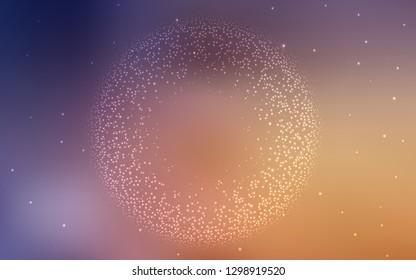 Light Pink, Yellow vector abstract bright template. Modern abstract illustration with gradient. Background for a cell phone.