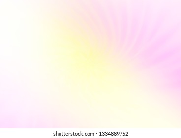 Light Pink, Yellow vector abstract blurred pattern. Glitter abstract illustration with an elegant design. The template for backgrounds of cell phones.