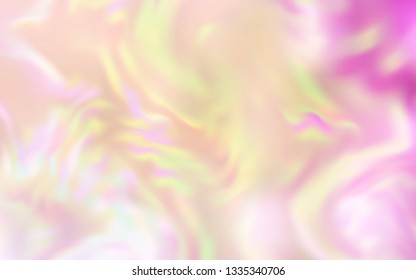 Light Pink, Yellow vector abstract blurred layout. Colorful abstract illustration with gradient. Completely new design for your business.
