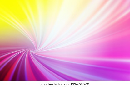 Light Pink, Yellow vector abstract layout. Colorful abstract illustration with gradient. Smart design for your work.