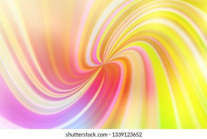 Light Pink, Yellow vector abstract blurred layout. Modern abstract illustration with gradient. Background for designs.