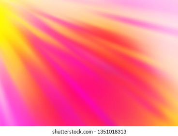 Light Pink, Yellow vector abstract background. Colorful abstract illustration with gradient. The background for your creative designs.