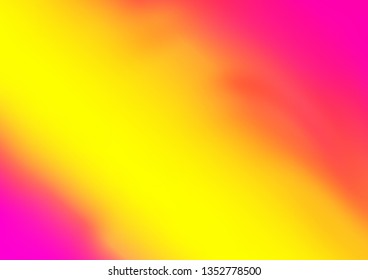 Light Pink, Yellow vector abstract blurred background. Colorful illustration in blurry style with gradient. The template can be used for your brand book.