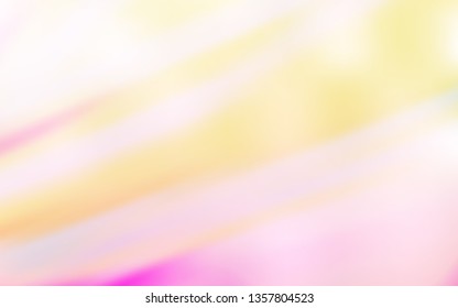 Light Pink, Yellow vector abstract blurred background. Abstract colorful illustration with gradient. The best blurred design for your business.