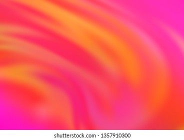 Light Pink, Yellow vector abstract background. Creative illustration in halftone style with gradient. Brand new style for your business design.