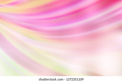 Light Pink, Yellow vector abstract blurred background. Creative illustration in halftone style with gradient. Completely new design for your business.