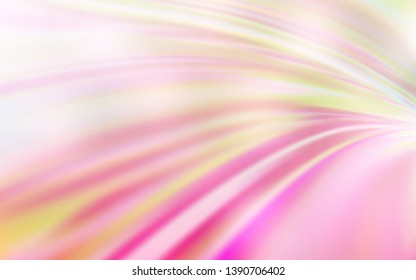 Light Pink, Yellow vector abstract bright texture. Creative illustration in halftone style with gradient. New style design for your brand book.