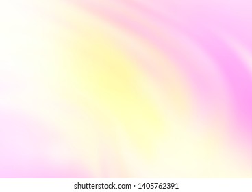 Light Pink, Yellow vector abstract template. An elegant bright illustration with gradient. The elegant pattern for brand book.