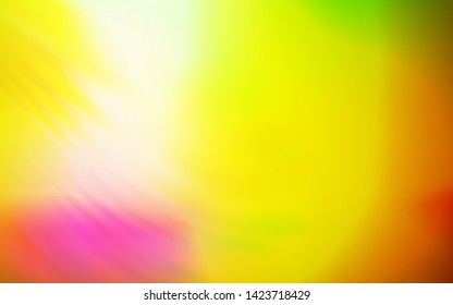 Light Pink, Yellow vector abstract bright pattern. Modern abstract illustration with gradient. Background for a cell phone.