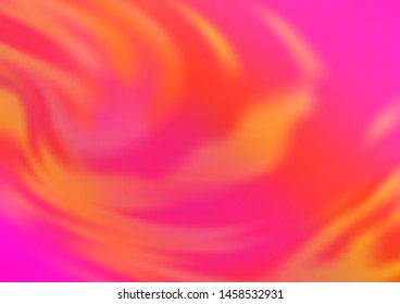 Light Pink, Yellow vector abstract blurred background. Modern geometrical abstract illustration with gradient. A completely new design for your business.