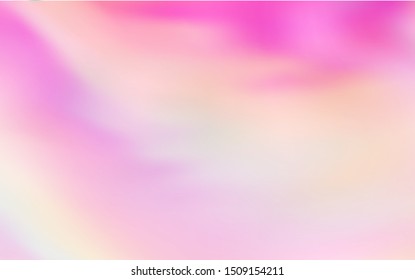 Light Pink, Yellow vector abstract bright texture. Glitter abstract illustration with gradient design. New design for your business.