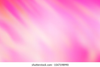 Light Pink, Yellow vector abstract bright pattern. Abstract colorful illustration with gradient. New style design for your brand book.