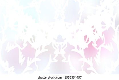 Light Pink, Yellow vector abstract doodle wallpaper. Glitter abstract illustration with doodles and lines drawn by child. The textured pattern can be used for website.