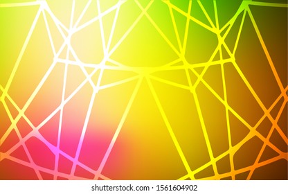 Light Pink, Yellow vector abstract doodle wallpaper. Shining colored illustration with childish doodles in Arabic style. The pattern can be used for coloring books and pages for kids.