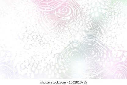 Light Pink, Yellow vector abstract doodle pattern. Colorful abstract illustration with flowers in doodle style. A completely new template for your business design.