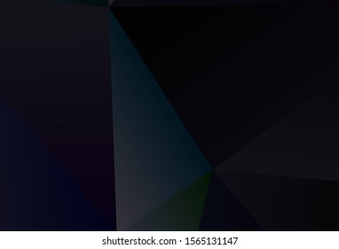Light Pink, Yellow vector abstract polygonal template. A completely new color illustration in a polygonal style. Best triangular design for your business.
