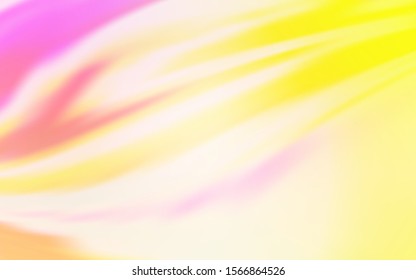 Light Pink, Yellow vector abstract blurred background. An elegant bright illustration with gradient. The best blurred design for your business.