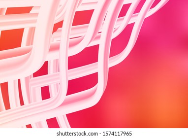 Light Pink, Yellow vector abstract layout. An elegant bright illustration with gradient. Blurred design for your web site.