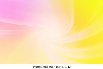 Light Pink, Yellow vector abstract bright pattern. An elegant bright illustration with gradient. The best blurred design for your business.