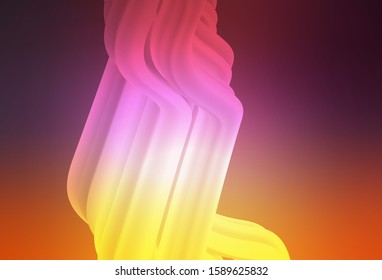Light Pink, Yellow vector abstract bright pattern. Modern abstract illustration with gradient. New style for your business design.