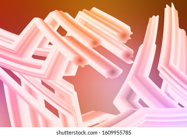 Light Pink, Yellow vector abstract blurred background. Modern abstract illustration with gradient. The best blurred design for your business.