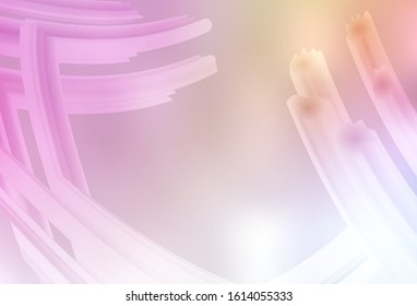 Light Pink, Yellow vector abstract bright pattern. Colorful abstract illustration with gradient. New way of your design.