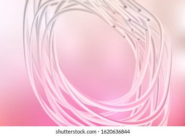 Light Pink, Yellow vector abstract bright template. A completely new colored illustration in blur style. The best blurred design for your business.