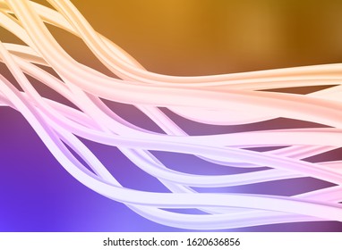 Light Pink, Yellow vector abstract blurred layout. A completely new colored illustration in blur style. New style for your business design.