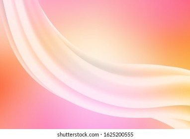 Light Pink, Yellow vector abstract bright texture. Creative illustration in halftone style with gradient. Blurred design for your web site.
