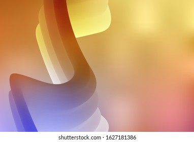 Light Pink, Yellow vector abstract bright pattern. Glitter abstract illustration with gradient design. Background for a cell phone.