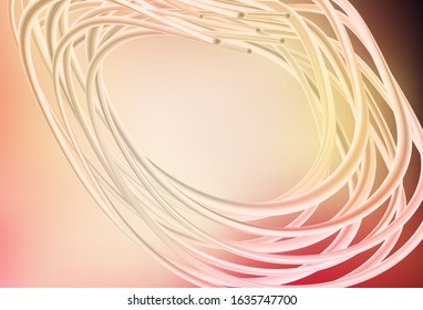 Light Pink, Yellow vector abstract bright template. Colorful abstract illustration with gradient. Blurred design for your web site.