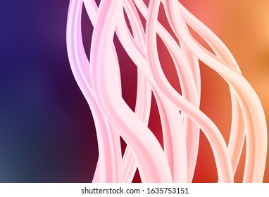 Light Pink, Yellow vector abstract blurred layout. A completely new colored illustration in blur style. The best blurred design for your business.