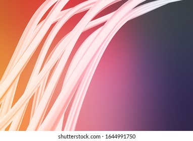 Light Pink, Yellow vector abstract bright template. Colorful abstract illustration with gradient. The best blurred design for your business.