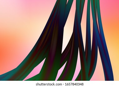 Fondo abstracto abstracto de color rosa claro, vector amarillo, borroso. Ilustración colorida en estilo abstracto con degradado. Fondo para un teléfono móvil.
