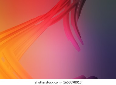 Light Pink, Yellow vector abstract layout. Modern abstract illustration with gradient. Elegant background for a brand book.