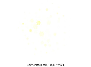 Light Pink, Yellow vector abstract design with flowers. Colorful illustration with flowers in doodle style. Hand painted design for web, wrapping.