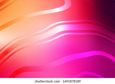 Light Pink, Yellow vector abstract blurred layout. A completely new colored illustration in blur style. Elegant background for a brand book.