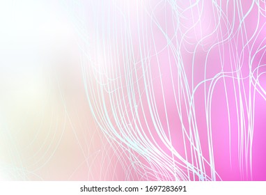 Fondo abstracto abstracto de color rosa claro, vector amarillo, borroso. Ilustración colorida en estilo abstracto con degradado. Nuevo diseño para su negocio.
