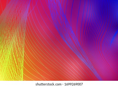 Light Pink, Yellow vector abstract bright template. Shining colorful illustration in smart style. Elegant background for a brand book.