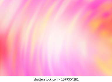 Light Pink, Yellow vector abstract bright texture. Shining colorful illustration in smart style. Smart design for your work.