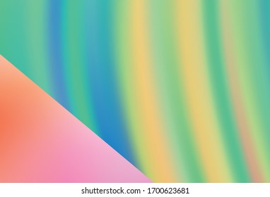 Light Pink, Yellow vector abstract blurred layout. New colored illustration in blur style with gradient. New style design for your brand book.