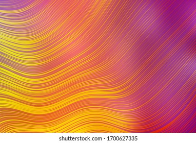 Light Pink, Yellow vector abstract blurred background. New colored illustration in blur style with gradient. New way of your design.