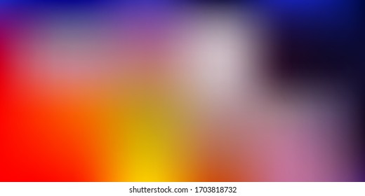 Light Pink, Yellow vector abstract blur backdrop. Blurred abstract gradient illustration in simple style. Modern design for your apps.