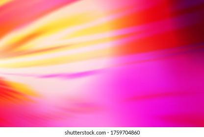 Patrón de brillo abstracto del vector amarillo y rosa claro. Ilustración abstracta colorida con gradiente. El mejor diseño borroso para su negocio.