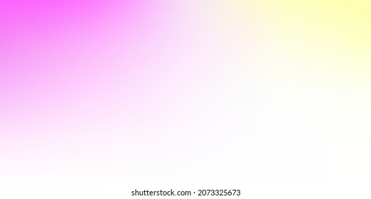 Patrón de desenfoque abstracto del vector amarillo, rosa claro. Ilustración nítida y colorida en estilo abstracto. Diseño de páginas de aterrizaje.