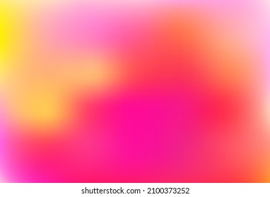Light Pink, Yellow vector abstract bright background. Colorful abstract illustration with gradient. Design for your web site.
